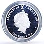 Cameroon 1000 CFA Mandleve Elephant Elizabeth II IRB Mint Pattern silver coin ND