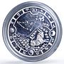 Gabon 1000 francs Capricorn Zodiac Signs proof silver coin 2014