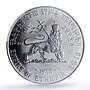 Ethiopia 10 dollars Emperor Haile Selassie I Politics MS67 PCGS silver coin 1972