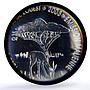 Mali 1500 francs Gazelle IDAO 1 Africa Elephant MS68 PCGS silver coin 2003