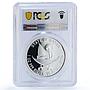 Qatar 10 riyals Karate 15th Asian Games Sports PR69 PCGS silver coin 2006