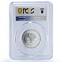 Senegal 3000 francs Bush Baby IDAO 2 Africa Elephant MS67 PCGS silver coin 2003
