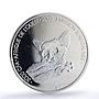 Senegal 3000 francs Bush Baby IDAO 2 Africa Elephant MS67 PCGS silver coin 2003