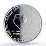 Gabon 4500 francs Stabilite IDAC 3 Africa Elephant MS67 PCGS silver coin 2005