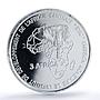Gabon 4500 francs Stabilite IDAC 3 Africa Elephant MS67 PCGS silver coin 2005