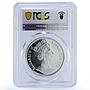 Gibraltar 1 crown Cetiosaurus Preserve Dinosaurs PR66 PCGS silver coin 1993