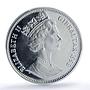 Gibraltar 1 crown Cetiosaurus Preserve Dinosaurs PR66 PCGS silver coin 1993