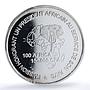 Guinea 150000 CFA President Conte 100 Africa Elephant MS67 PCGS silver coin 2003