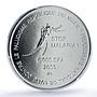 Niger 6000 francs Stop Malaria IDAO 4 Africa Elephant MS66 PCGS silver coin 2005