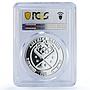 American Samoa 5 dollars Olympics Seoul Medallic PR68 PCGS silver coin 1988