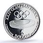 American Samoa 5 dollars Olympics Seoul Medallic PR68 PCGS silver coin 1988