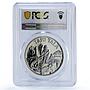Tokelau 1 tala Man and Child Fishing Boat Ship MS67 PCGS CuNi coin 1982