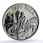 Tokelau 1 tala Man and Child Fishing Boat Ship MS67 PCGS CuNi coin 1982