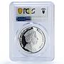 British Antarctic 2 pounds Emperor Penguin Fauna PR70 PCGS silver coin 2016