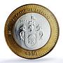 Mexico 100 pesos Estado Jalisco State Federation MS63 PCGS bimetal coin 2004