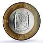 Mexico 100 pesos Estado Tamaulipas State Federation MS66 PCGS bimetal coin 2004