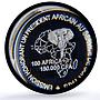 Niger 150000 CFA Tandja Lion Cub 100 Africa Elephant MS66 PCGS silver coin 2005