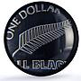 New Zealand 1 dollar All Blacks Fern Rugby Sports PR69 PCGS silver coin 2011