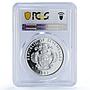 Seychelles 25 rupees Princess Diana Cancer Hospital PR69 PCGS silver coin 1997