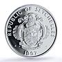 Seychelles 25 rupees Princess Diana Cancer Hospital PR69 PCGS silver coin 1997