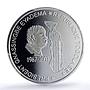 Togo 150000 francs Pres. Eyadema 100 Africa Elephant MS68 PCGS silver coin 2003