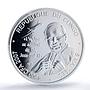 Congo 4500 francs John Paul II IDAC 3 Africa Elephant MS67 PCGS silver coin 2007