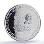 Ivory Coast 150000 francs Gbagbo 100 Africa Elephant MS67 PCGS silver coin 2003