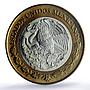 Mexico 100 pesos Estado Veracruz State Federation MS64 PCGS bimetal coin 2003