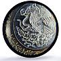 Mexico 100 pesos Estado Veracruz State Federation MS64 PCGS bimetal coin 2003