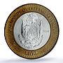 Mexico 100 pesos Estado Queretaro State Federation MS64 PCGS bimetal coin 2004