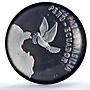 Peru 1 sol Peace Accords Brasilia Dove Ecuador Bird PR69 PCGS silver coin 1999