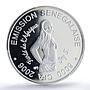Senegal 6000 CFA Fierte Pride Girl IDAO 4 Africa Elephant MS66 PCGS AG coin 2006