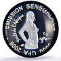 Senegal 6000 CFA Fierte Pride Girl IDAO 4 Africa Elephant MS66 PCGS AG coin 2006