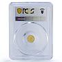 Somalia 250 shillings Elephant African Wildlife Fauna PR69 PCGS gold coin 2004