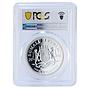 Somalia 1000 shilling Elephant African Wildlife Fauna PR70 PCGS silver coin 2006