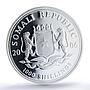 Somalia 1000 shilling Elephant African Wildlife Fauna PR70 PCGS silver coin 2006