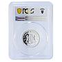 Somalia 250 shillings Elephant African Wildlife Fauna PR70 PCGS silver coin 2006