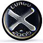 Congo 1500 CFA Katanga Cross IDAC 1 Africa Elephant MS68 PCGS silver coin 2005