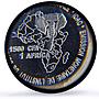 Congo 1500 CFA Katanga Cross IDAC 1 Africa Elephant MS68 PCGS silver coin 2005