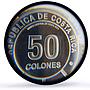 Costa Rica 50 colones Menelaus Blue Morpho Butterfly Fauna PR69 PCGS coin 2023