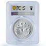 Marshall Islands 50 dollars Peace United Nations UN PR70 PCGS silver coin 1995