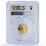 Philippines 5 sentimo Republic Coinage Melchora Aquino PR69 PCGS brass coin 1981