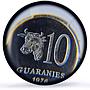 Paraguay 10 guaranies Republic Coinage Cow Head PR67 PCGS NiSteel coin 1976