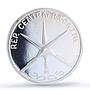 Centr. African Republic 1500 CFA Lances IDAC 1 Africa MS69 PCGS silver coin 2005