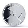 Gabon 1500 CFA Throwing Knife IDAC 1 Africa Elephant MS69 PCGS silver coin 2005