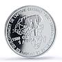 Gabon 1500 CFA Throwing Knife IDAC 1 Africa Elephant MS69 PCGS silver coin 2005