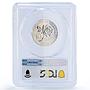Monaco 10 francs Rainier III Princess Grace Essai SP68 PCGS silver coin 1982