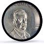 Mexico Lopez Mateos Indonesia Ganefo Games Olympics MS63 PCGS silver medal 1963