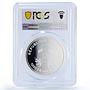 Togo 1000 francs Sun Sonne Solar System Planets Space PR69 PCGS silver coin 2019