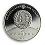 Ukraine 5 hryvnia 800 years to Zbarazh Ancient Cities castle nickel coin 2011